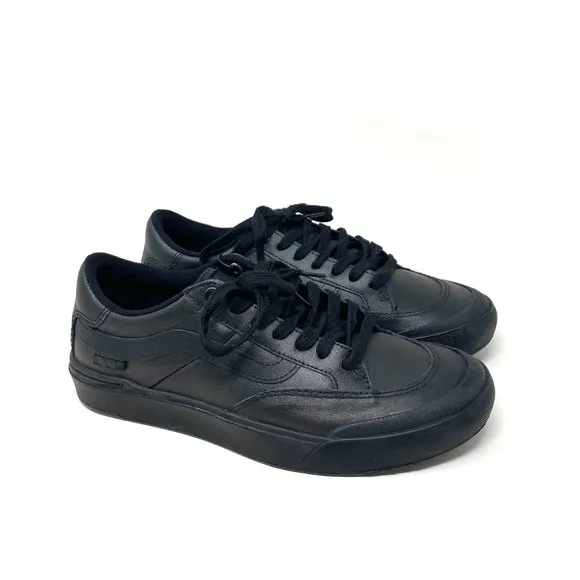 💖MEGA SALE💖Vans Berle   Skateboarding Casual  Women Black Leather VN0A5JIJ9BK