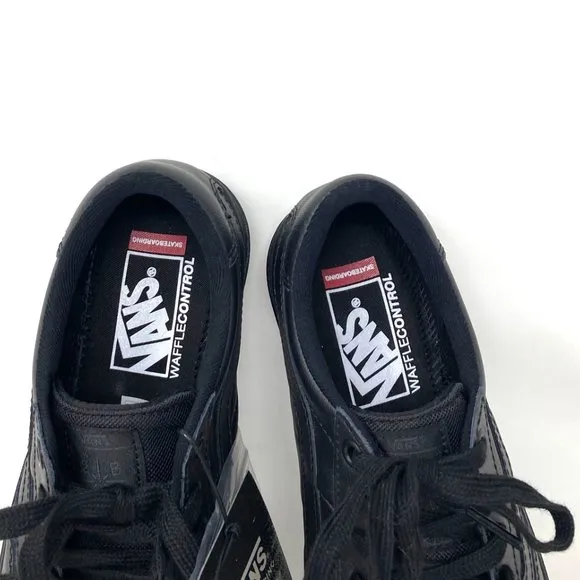 💖MEGA SALE💖Vans Berle   Skateboarding Casual  Women Black Leather VN0A5JIJ9BK