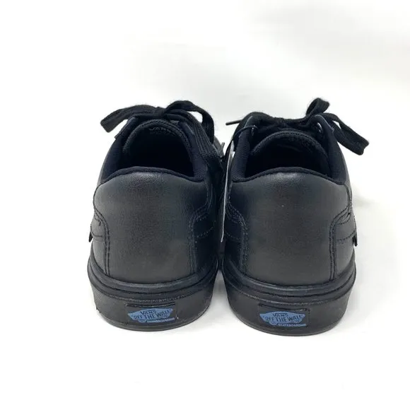 💖MEGA SALE💖Vans Berle   Skateboarding Casual  Women Black Leather VN0A5JIJ9BK