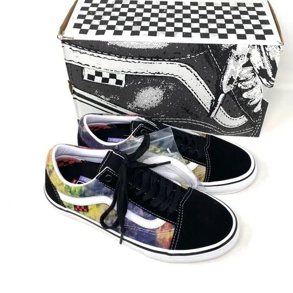 💖MEGA SALE💖VANS Old Skool Skate Low  Black Men’s Canvas Suede   VN0A5FCBBML
