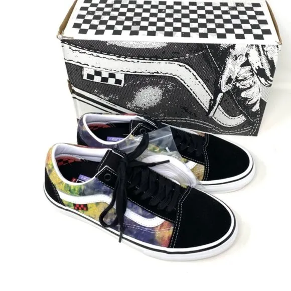 💖MEGA SALE💖VANS Old Skool Skate Low  Black Men’s Canvas Suede   VN0A5FCBBML