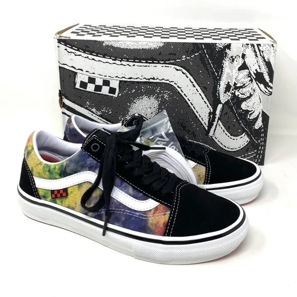 💖MEGA SALE💖VANS Old Skool Skate Low  Black Men’s Canvas Suede   VN0A5FCBBML