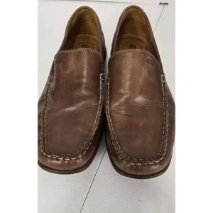 Mens Ecco Classic‎ Driving Shoe Loafer EU 41 US  8.5 Brown Leather Comfort