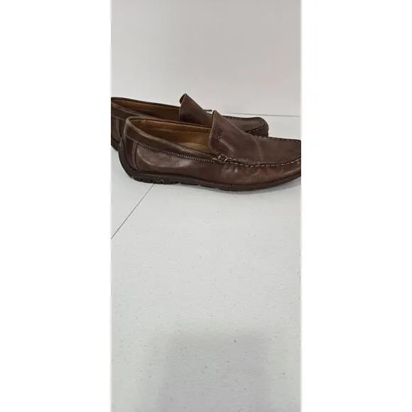 Mens Ecco Classic‎ Driving Shoe Loafer EU 41 US  8.5 Brown Leather Comfort