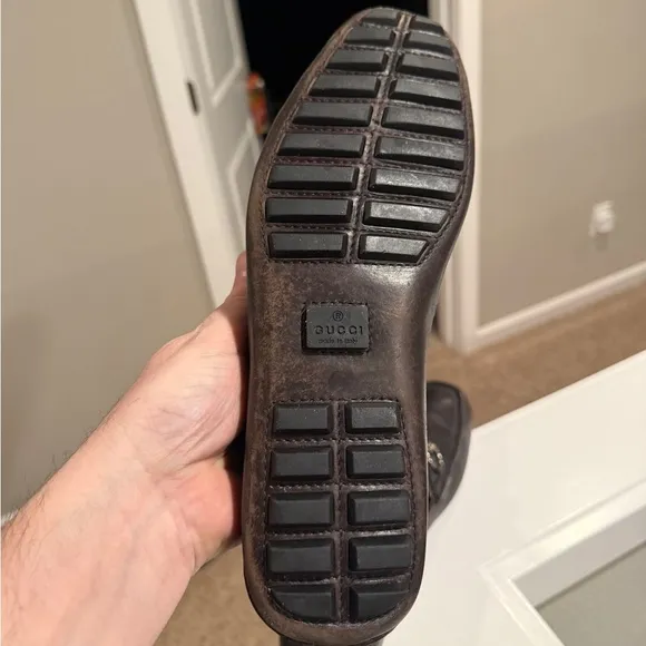 Men’s Gucci, driving loafers