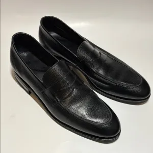 Men's  Meermin penny Black Leather Loafers size 8.5