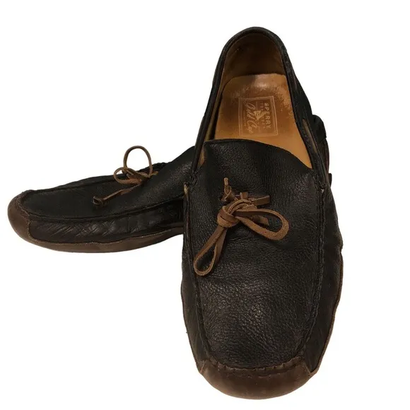 Mens SPERRY GOLD CUP Top Sider BROWN LEATHER Driving LOAFER Shoes Sz 13