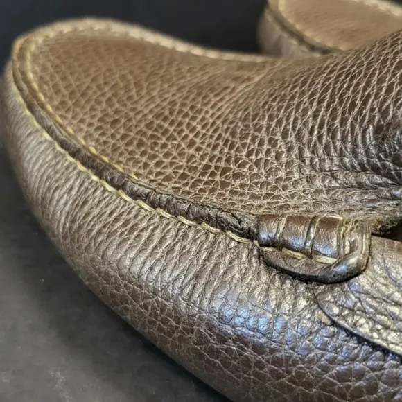 Men's TOD'S Brown Driving Leather Loafers US Sz 7.5