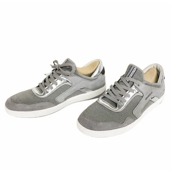 Mephisto Allrounder Metallic Silver Gray Marcella Sneakers Walking Shoes 9.5