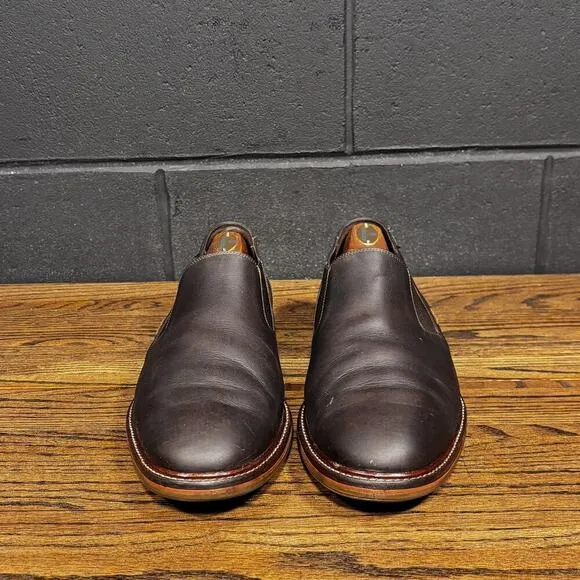 Mephisto Brown Leather Slip On Driving Loafers Men’s 10.5