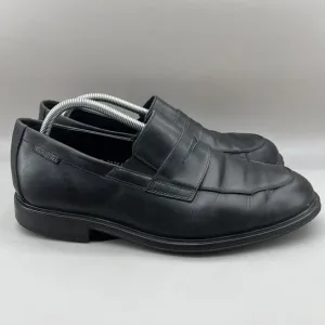 Mephisto Kurtis Penny Loafers Men Size 10 Black Leather Slip on Comfort Shoes