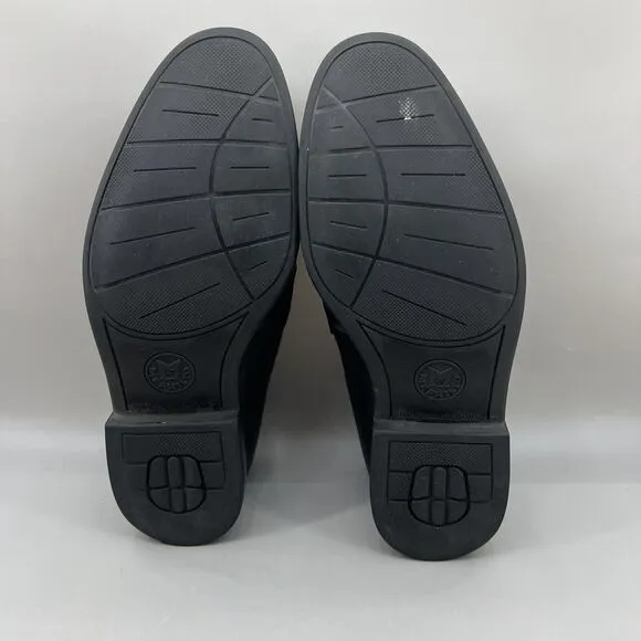 Mephisto Kurtis Penny Loafers Men Size 10 Black Leather Slip on Comfort Shoes
