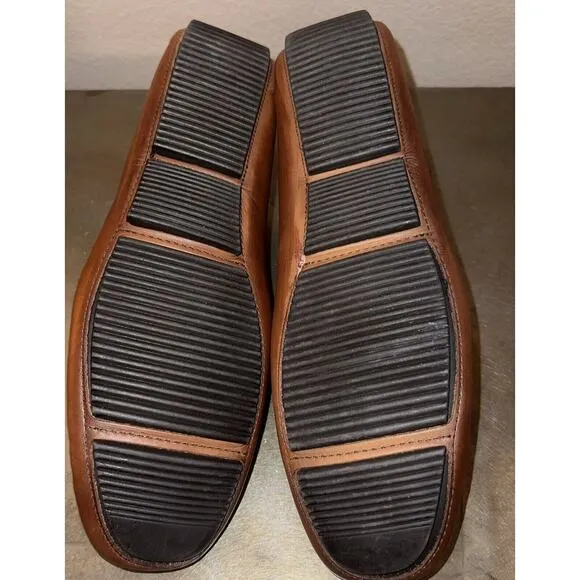 MERCANTI FIORENTINI Mens Loafers Leather SlipOn Driving Shoes 8.5 MF 7865 NEW