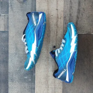 Merrel Bare Access Blue  Sneakers sz 10.5 kids