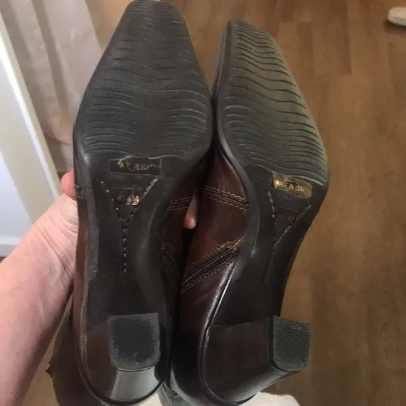 MEUCCI BOOTS LEATHER, Made in Italy, Woman 8 1/2 M