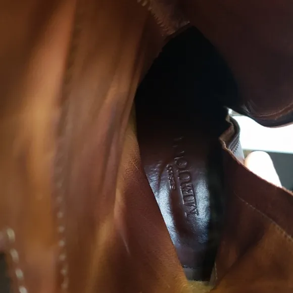 MEUCCI BOOTS LEATHER, Made in Italy, Woman 8 1/2 M