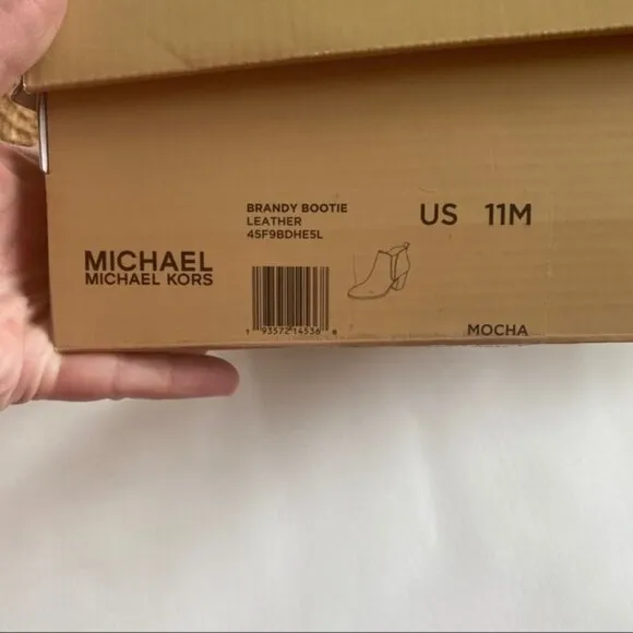 Michael Kors Brandy Leather Bootie Ankle Boots 11