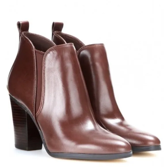 Michael Kors Brandy Leather Bootie Ankle Boots 11