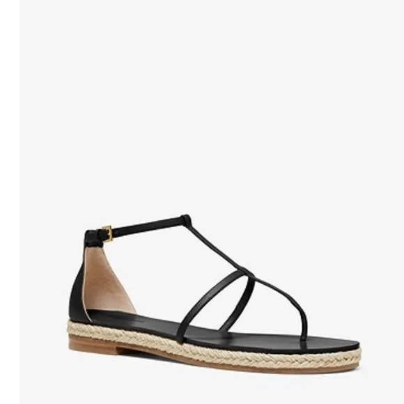 MICHAEL KORS COLLECTION Annabeth Leather Sandal 41 (US10)