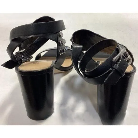 MICHAEL Michael Kors Valencia Studded Leather Sandals 7.5M