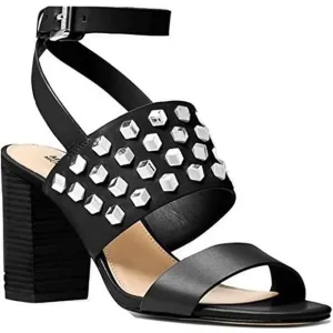 MICHAEL Michael Kors Valencia Studded Leather Sandals 7.5M