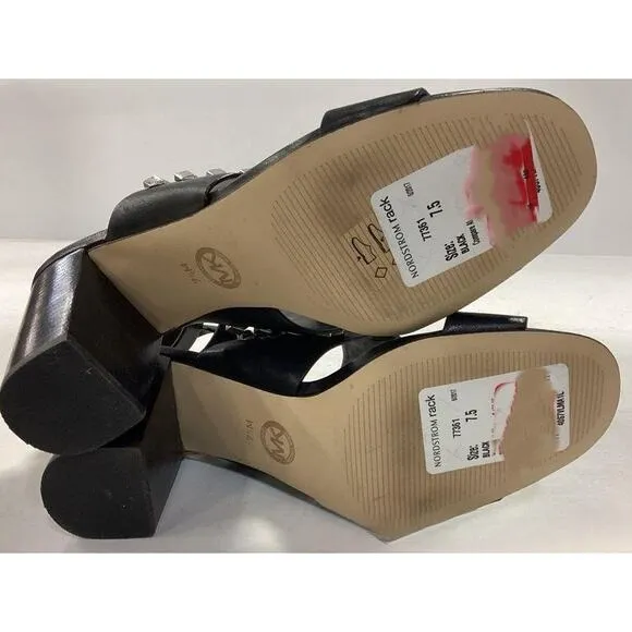 MICHAEL Michael Kors Valencia Studded Leather Sandals 7.5M
