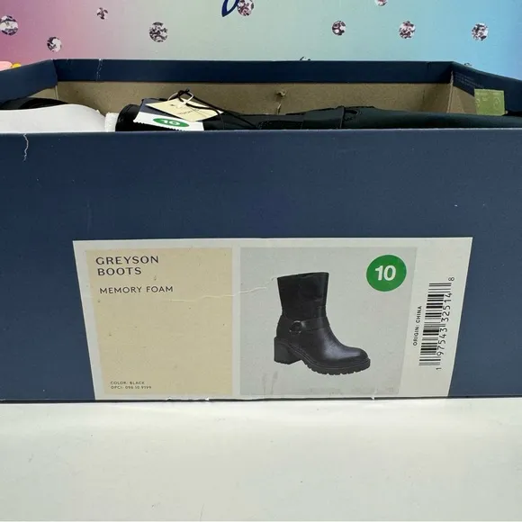 🏍️MID CALF HEELED MOTO BOOTS