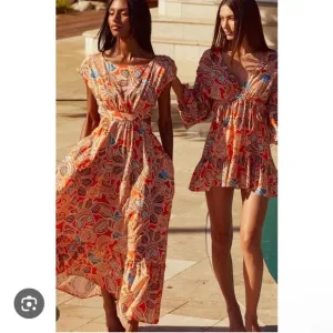 MISA DANA MAE DRESS TANGERINE FLORA