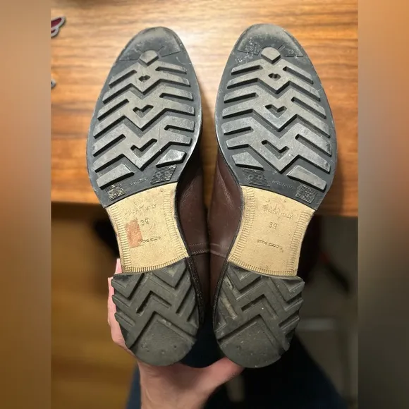 Miu Miu Leather Combat Boots Size 39