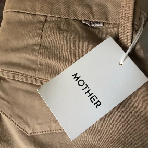 MOTHER women’s bermudas NEW The Shaker Prep Short Fray mid-high rise size 25