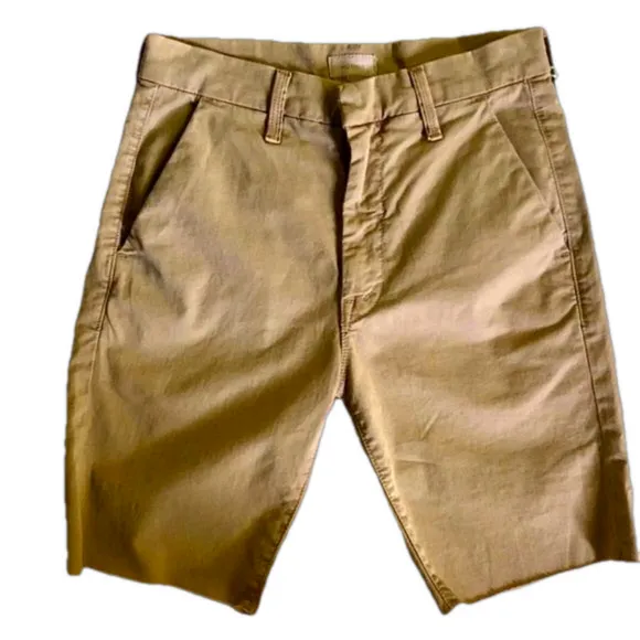 MOTHER women’s bermudas NEW The Shaker Prep Short Fray mid-high rise size 25