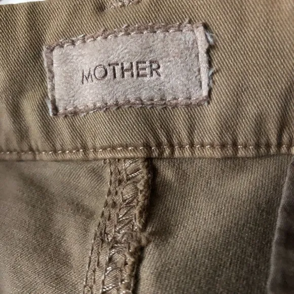 MOTHER women’s bermudas NEW The Shaker Prep Short Fray mid-high rise size 25