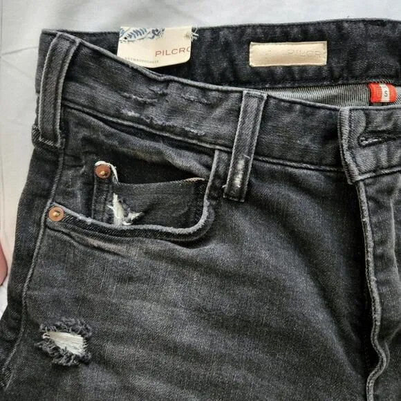 MSRP $280 Anthropology   Pilcro The Selvedge Borrowed Boyfriend Jeans 28