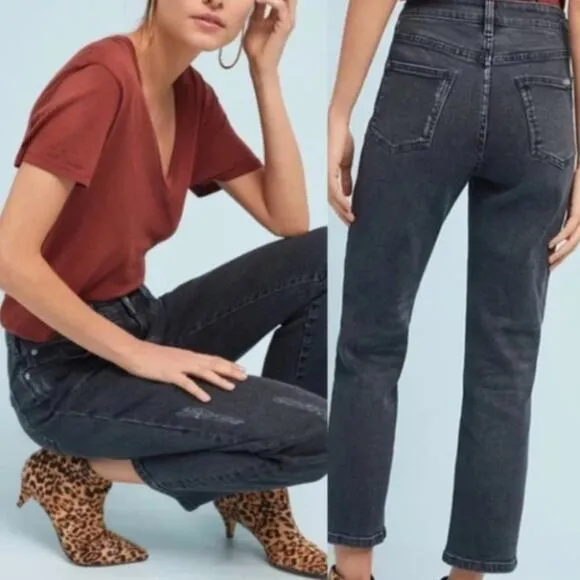 MSRP $280 Anthropology   Pilcro The Selvedge Borrowed Boyfriend Jeans 28