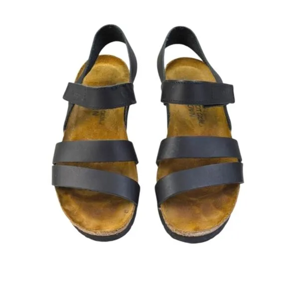 NAOT Kayla Wedge Sandals GUC $145 Size 37 US 6       S3279
