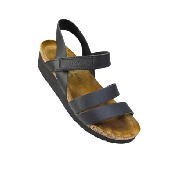 NAOT Kayla Wedge Sandals GUC $145 Size 37 US 6       S3279