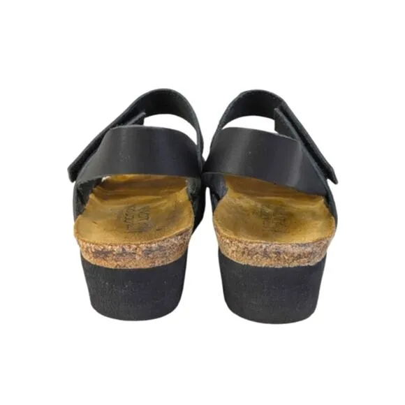 NAOT Kayla Wedge Sandals GUC $145 Size 37 US 6       S3279