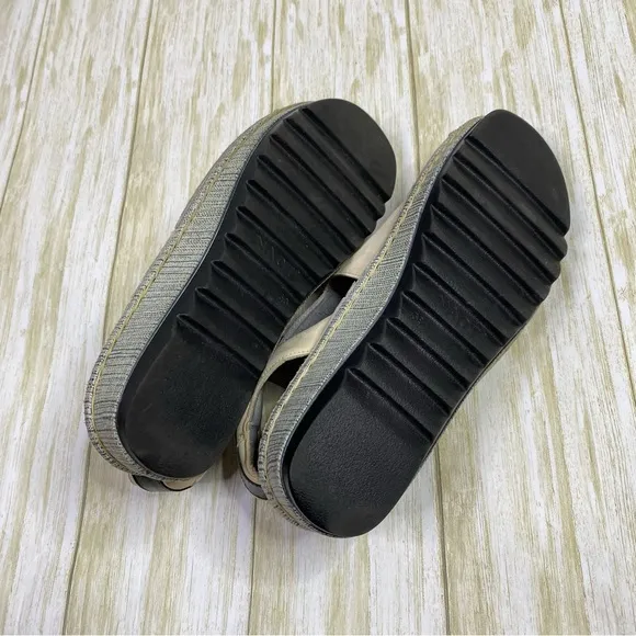 NAOT Verbena Nubuck Leather Wedge Sandals
