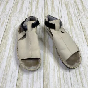 NAOT Verbena Nubuck Leather Wedge Sandals