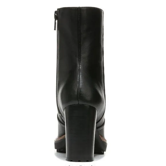 NATURALIZER CATIE WOMENS LEATHER HEELS MID-CALF BOOTS