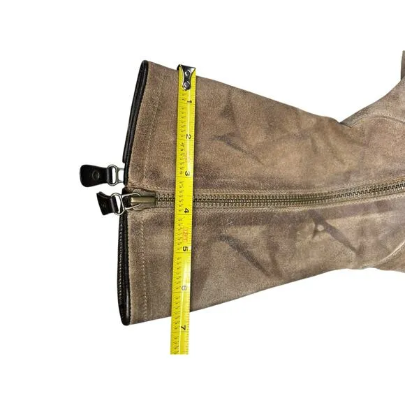 N.D.C. Women’s Handmade Brown Distressed Mid Calf Boot Size 41.5 US 10.5/11
