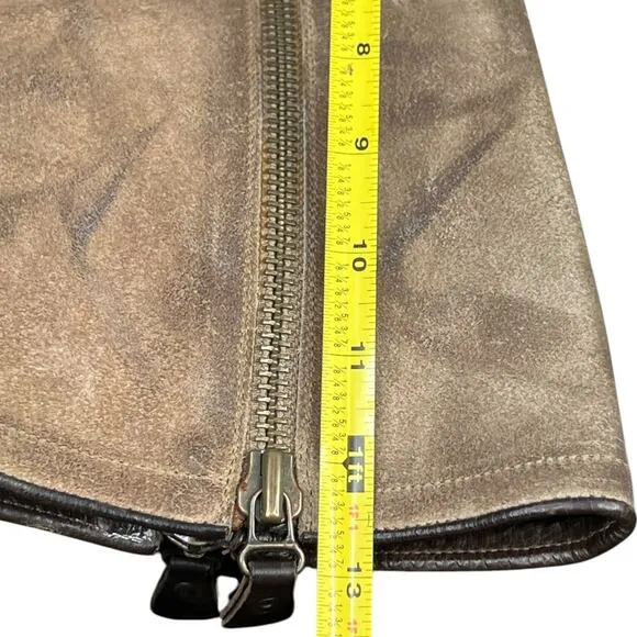 N.D.C. Women’s Handmade Brown Distressed Mid Calf Boot Size 41.5 US 10.5/11