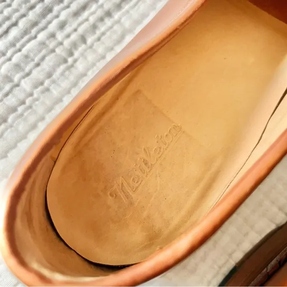 Nettleton | British Tan Camel Leather Penny Loafers
