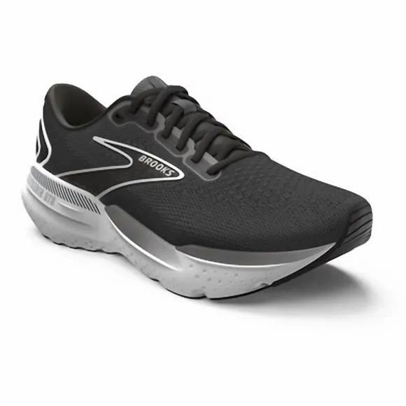 NEW BROOKS men's glycerin gts 21 running sneaker in black/grey/white