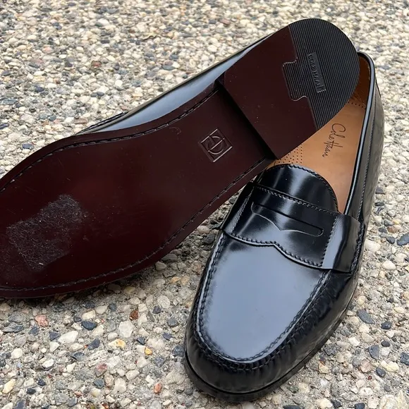 New Cole Haan Black Pinch Penny Loafers