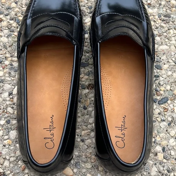 New Cole Haan Black Pinch Penny Loafers