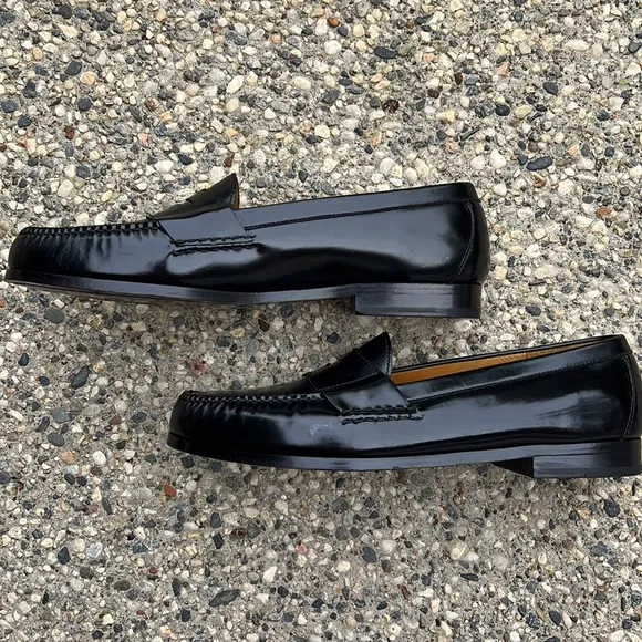 New Cole Haan Black Pinch Penny Loafers