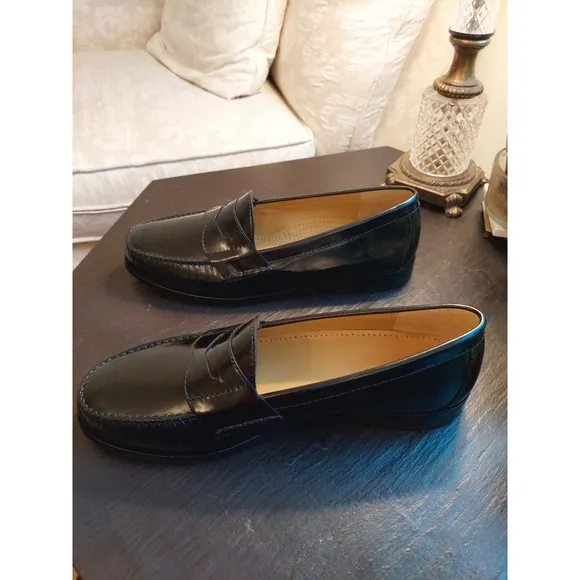 NEW! Cole Haan Men's Pinch Penny Slip-on Leather Loafer Black Size 12 E $135