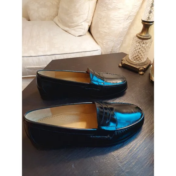 NEW! Cole Haan Men's Pinch Penny Slip-on Leather Loafer Black Size 12 E $135