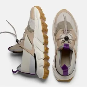 NEW EKN X Free People Liana Sneakers Tan Purple Maracuja Vegan EU 37 US 6
